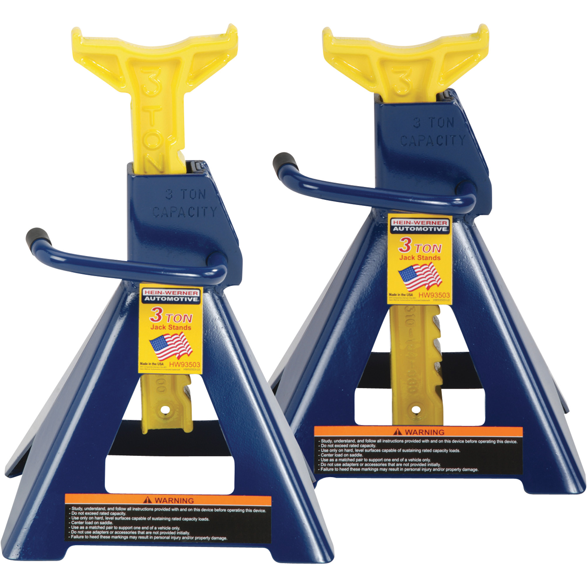 Hein-Werner 3-Ton Jack Stands, Pair, Model# HW93503
